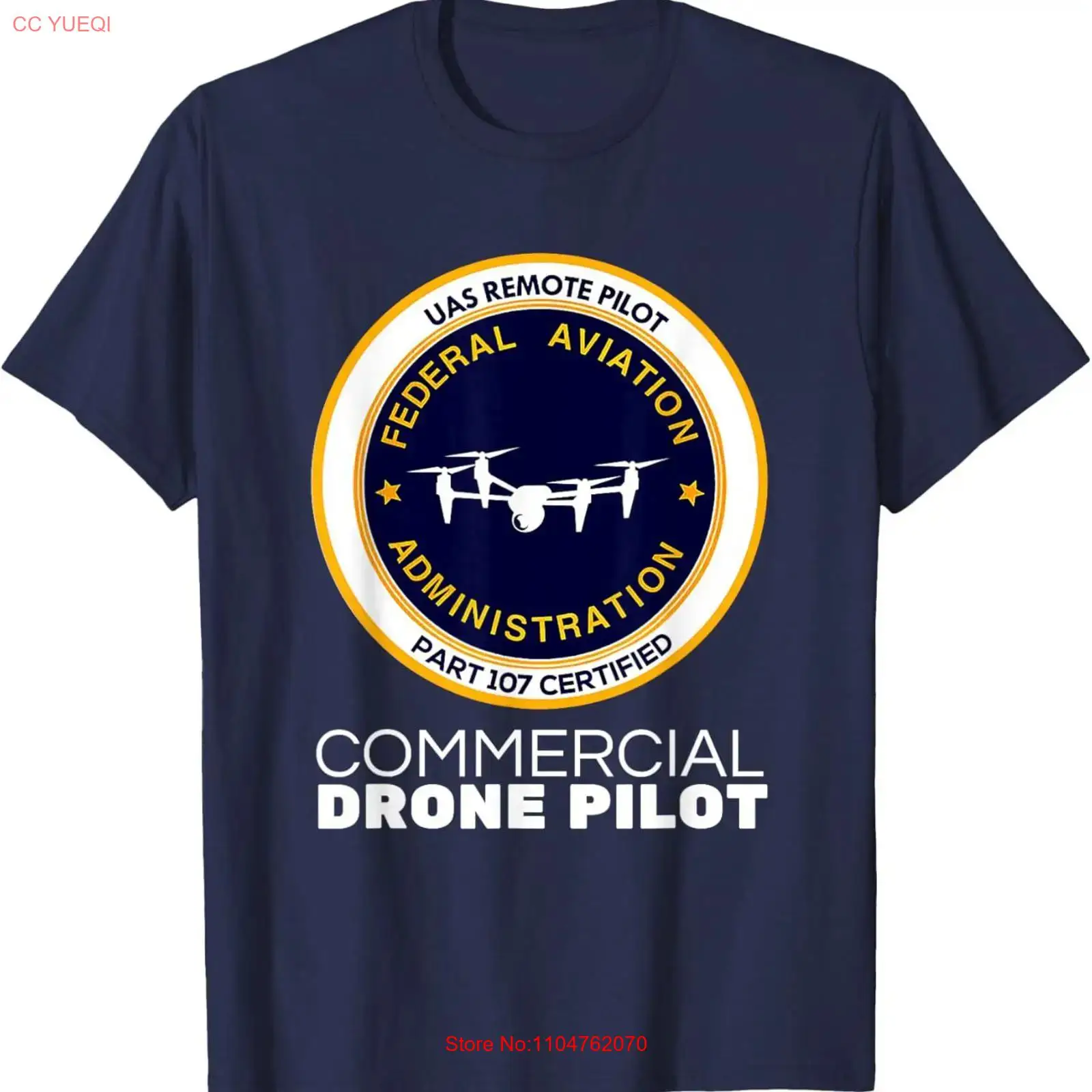 Commercial Printing & Packaging Pvt Ltd Photos - FAA Commercial Drone Pilot T-Shirt, Vintage-Stil,