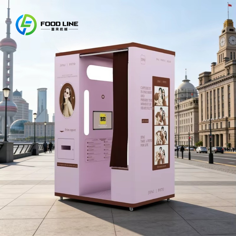 Commercial Printing Supplies Usa - Maßgeschneiderte Selfie-Kabine mit automatischem Sofortfotodruck-Kiosk, Fabriklieferung