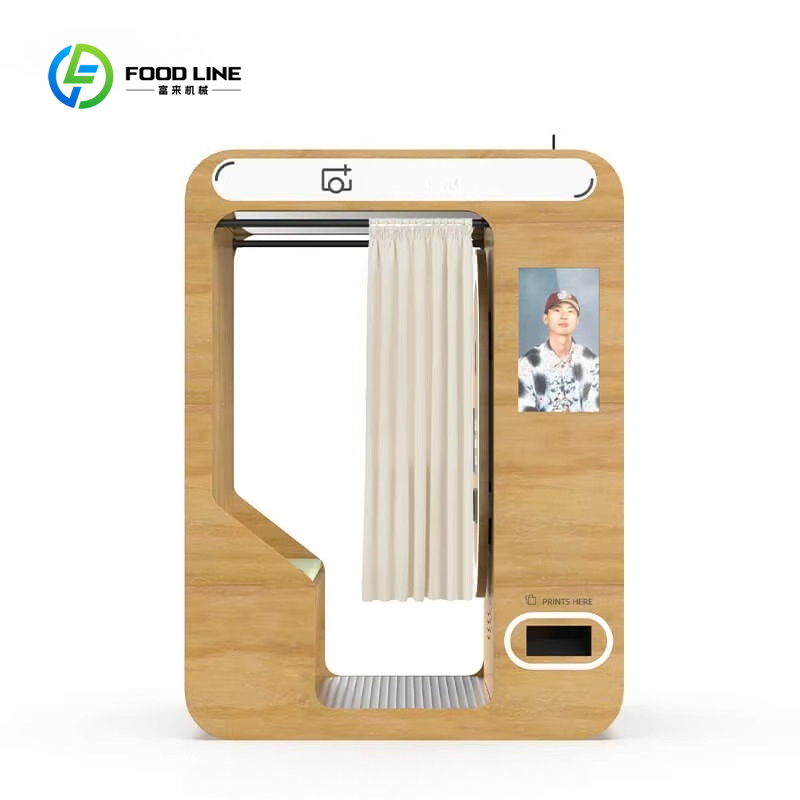 Commercial Photo Printing Kiosk - Maßgeschneiderte Selbstbedienungs-Passbild-Fotobox Kommerzieller Miet-Fotokiosk mit Sofortdruck