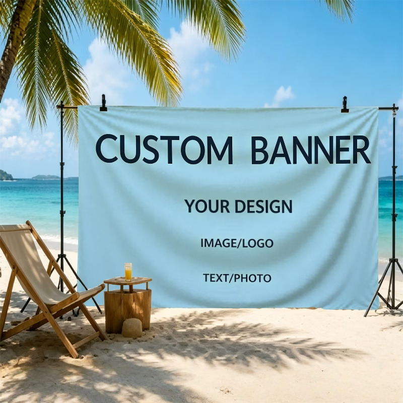 Commercial Printing Photoshop - Maßgefertigte Bannerfahnen geeignet für Autowerkstätten, Gedenkfotos,