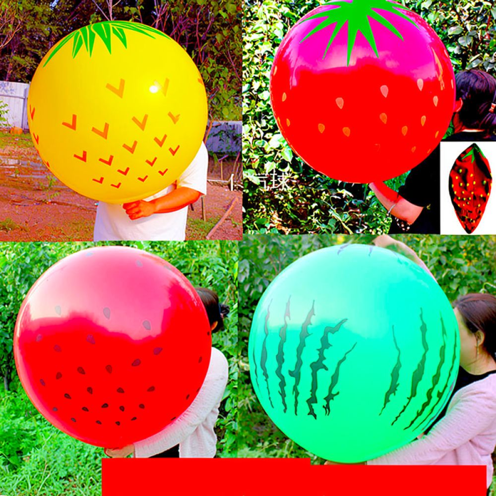 Commercial Printing Supplies Usa - 36 Zoll langlebige Latexballons mit Fruchtmuster,