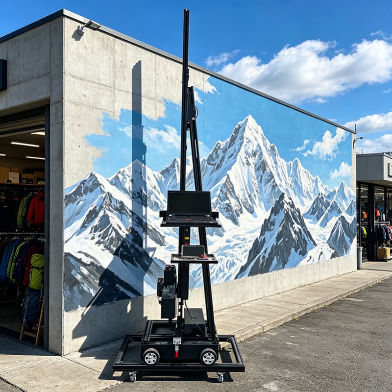 Kundenspezifische Wanddruckmas – Commercial Wall Printing Machine Bewertung und Preis