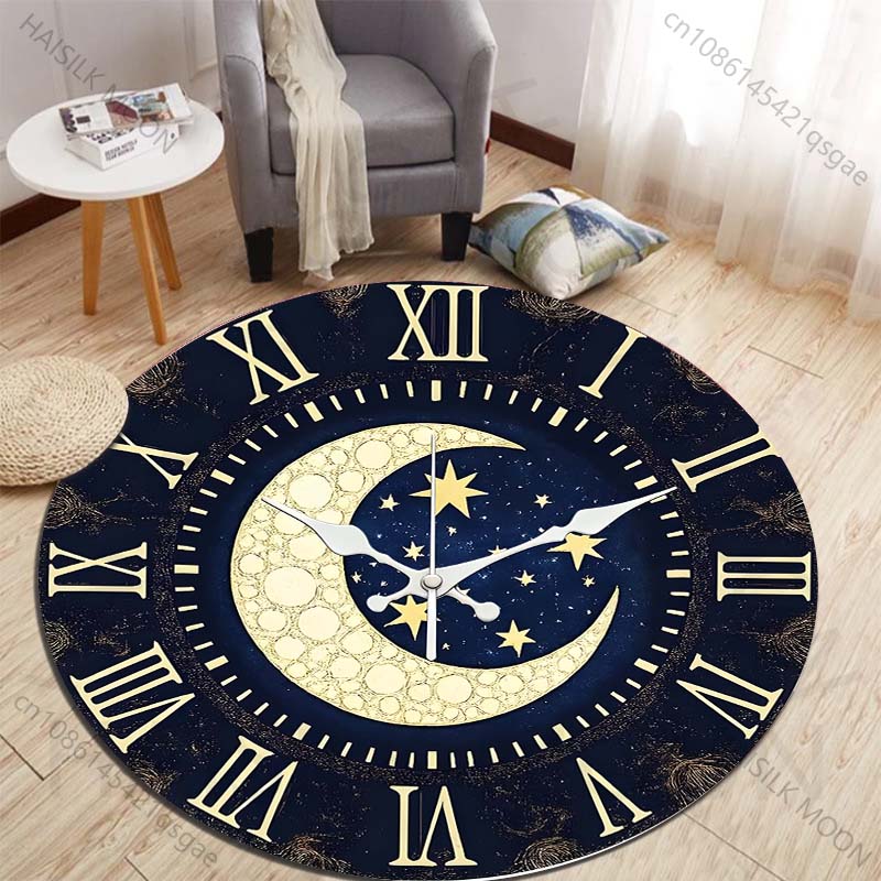 Wanduhr mit Mond- und Sternenm – Commercial Wall Printing Machine Bewertung und Preis