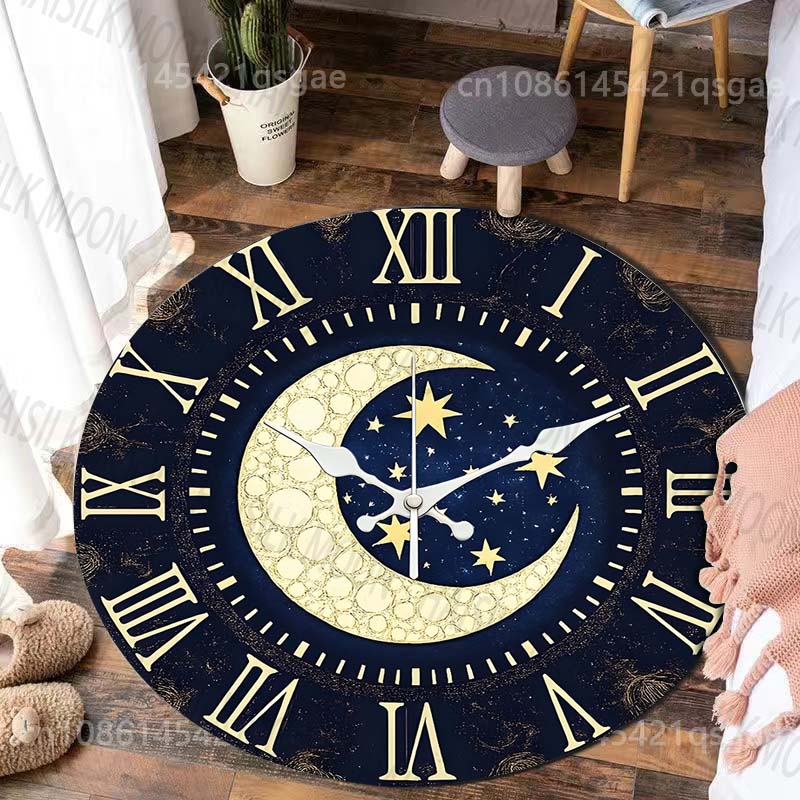 Wanduhr mit Mond- und Sternenm – Commercial Wall Printing Machine Bewertung und Preis