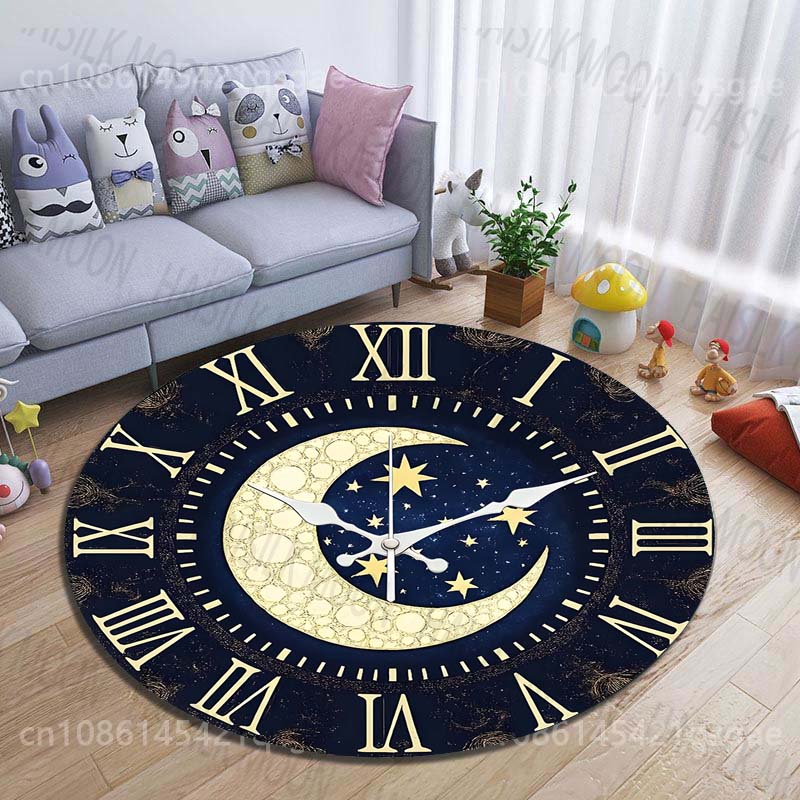 Wanduhr mit Mond- und Sternenm – Commercial Wall Printing Machine Bewertung und Preis
