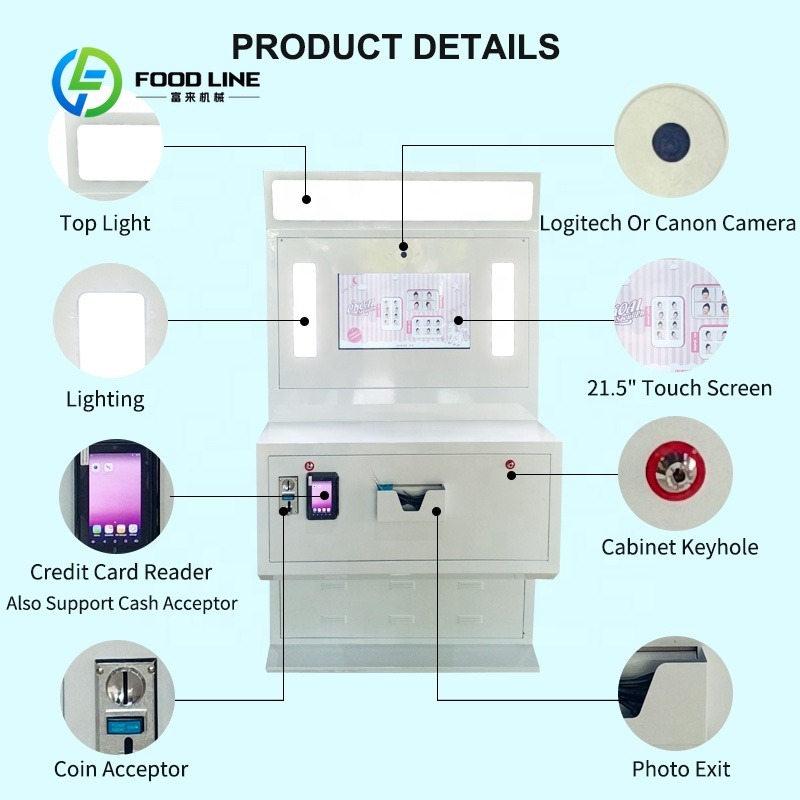 Anpassbare Selfie-Fotobox, Dig – Commercial Photo Printing Kiosk Bewertung und Preis