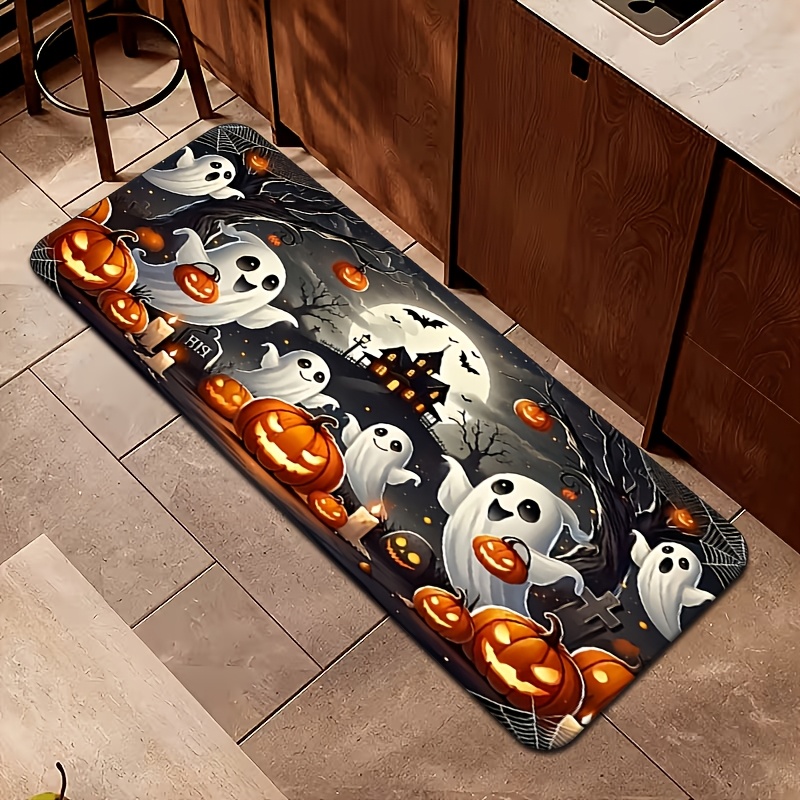 Halloween-Bodenmatte mit Geist – Commercial Printing House Bewertung und Preis