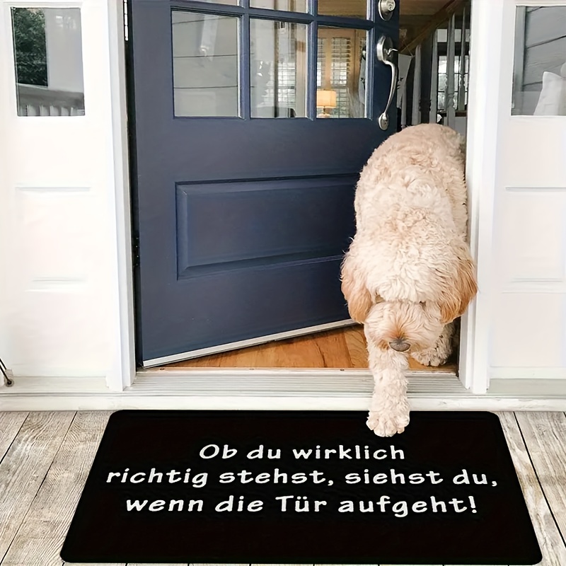 German Quote Flanell-Fußmatte, – Commercial Printing House Bewertung und Preis