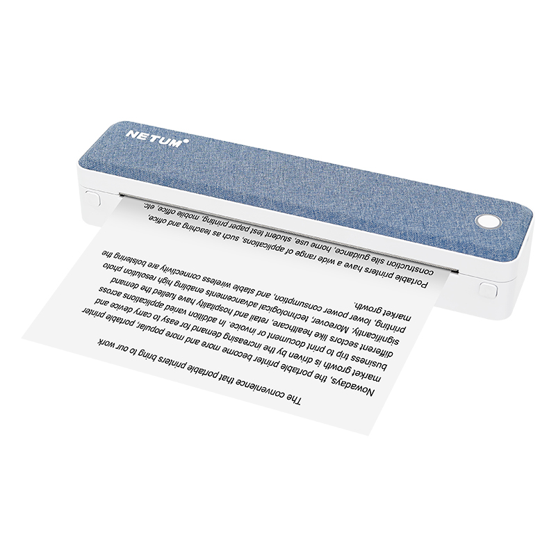 A4 Tragbarer Thermodrucker Blu – Commercial Document Printing Bewertung und Preis